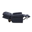 Pemberly Row Fabric Power Lift Recliner with 3 Zone Heat in Canyon Ocean
