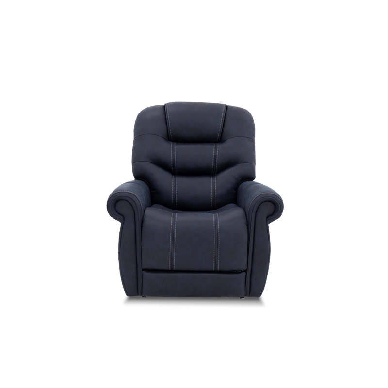 Pemberly Row Fabric Power Lift Recliner with 3 Zone Heat in Canyon Ocean