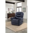 Pemberly Row Fabric Power Lift Recliner with 3 Zone Heat in Canyon Ocean