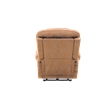 Pemberly Row Fabric Power Lift Recliner with 3 Zone Heat in Canyon Silt
