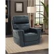 Pemberly Row Leather Power Lift Recliner with 3 Zone Heat in Sorrento Ocean