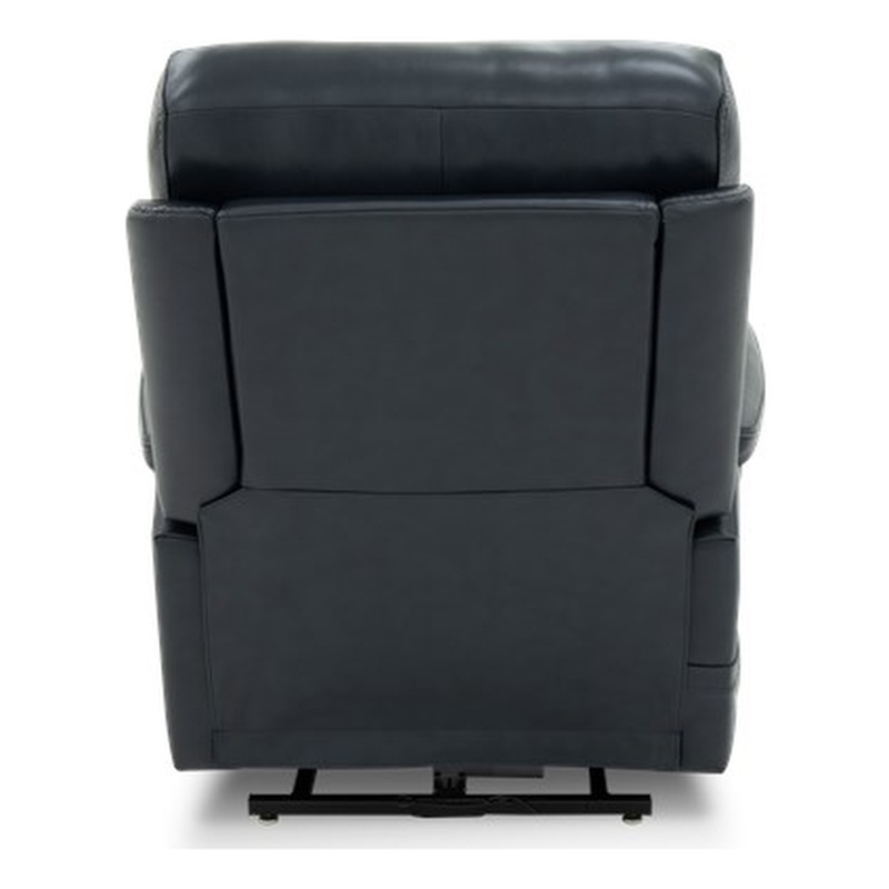 Pemberly Row Leather Power Lift Recliner with 3 Zone Heat in Sorrento Ocean