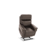 Pemberly Row Leather Power Lift Recliner with 3 Zone Heat in Sorrento Mocha
