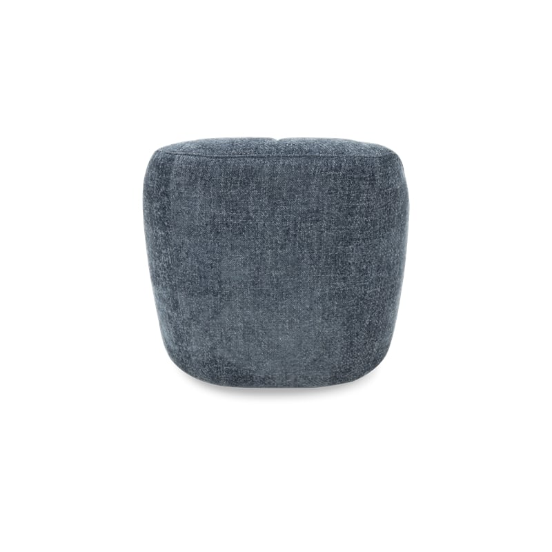 Pemberly Row Polyester Power Swivel Chair with Footrest Only in Maze Denim