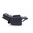 Pemberly Row Leather Power Lift Recliner with Heat in Rainer Ocean