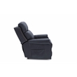 Pemberly Row Leather Power Lift Recliner with Heat in Rainer Ocean