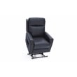 Pemberly Row Leather Power Lift Recliner with Heat in Rainer Ocean