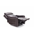 Pemberly Row Leather Power Lift Recliner with Heat in Rainer Walnut