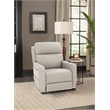 Pemberly Row Leather Power Lift Recliner with Heat in Rainer Dove
