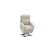 Pemberly Row Fabric Power Lift Recliner with 2 Zone Heat in Rainer Dove