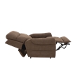 Pemberly Row Fabric Power Lift Recliner with 3 Zone Heat in Stonewash Granite