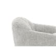 Pemberly Row Polyester Power Swivel Chair with Power Footrest in Maze Dove