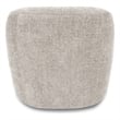 Pemberly Row Polyester Power Swivel Chair with Power Footrest in Maze Tan