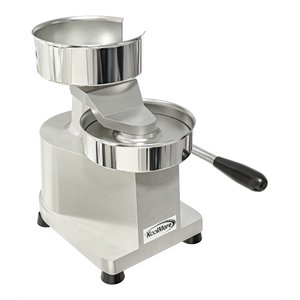 Pemberly Row Stainless Steel Burger Press Patty Maker for 5&quot Hamburgers