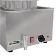 Pemberly Row Bain Marie Countertop Stainless Steel Food Warmer in Silver