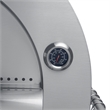 Pemberly Row 32-inch Outdoor Gas and Wood Fired Pizza Oven in Stainless Steel