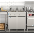 Pemberly Row Commercial 22 Gallon Natural Gas Steel Pasta Cooker with 140000 BTU