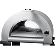 Pemberly Row 32 in.Outdoor Wood Fired Pizza Oven in Stainless Steel