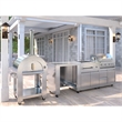Pemberly Row Outdoor Kitchen Series Modular Kitchen in Stainless Steel