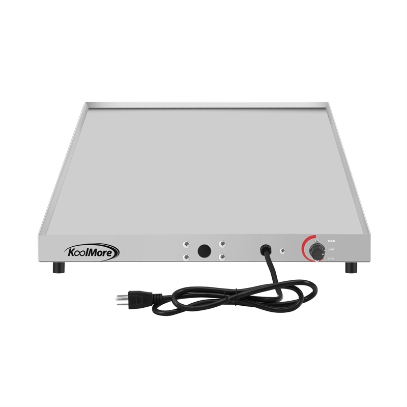 Pemberly Row Stainless Steel 36-inch Commercial Warming Shelf in Silver