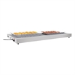 Pemberly Row Stainless Steel 36-inch Commercial Warming Shelf in Silver
