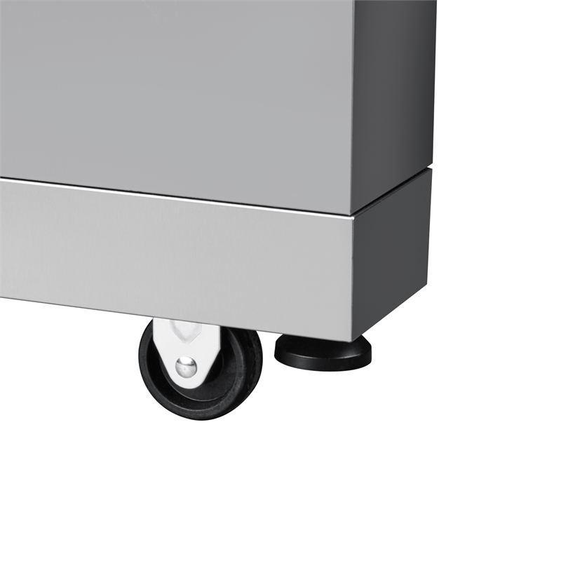 Pemberly Row 32-inch Outdoor Cabinet Kitchen for Refrigerator in Stainless Steel