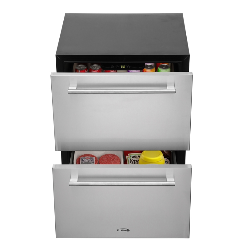 Pemberly Row Outdoor Kitchen Series Modular Kitchen in Stainless Steel