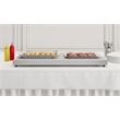 Pemberly Row 24-inch Stainless Steel Commercial Warming Shelf in Silver