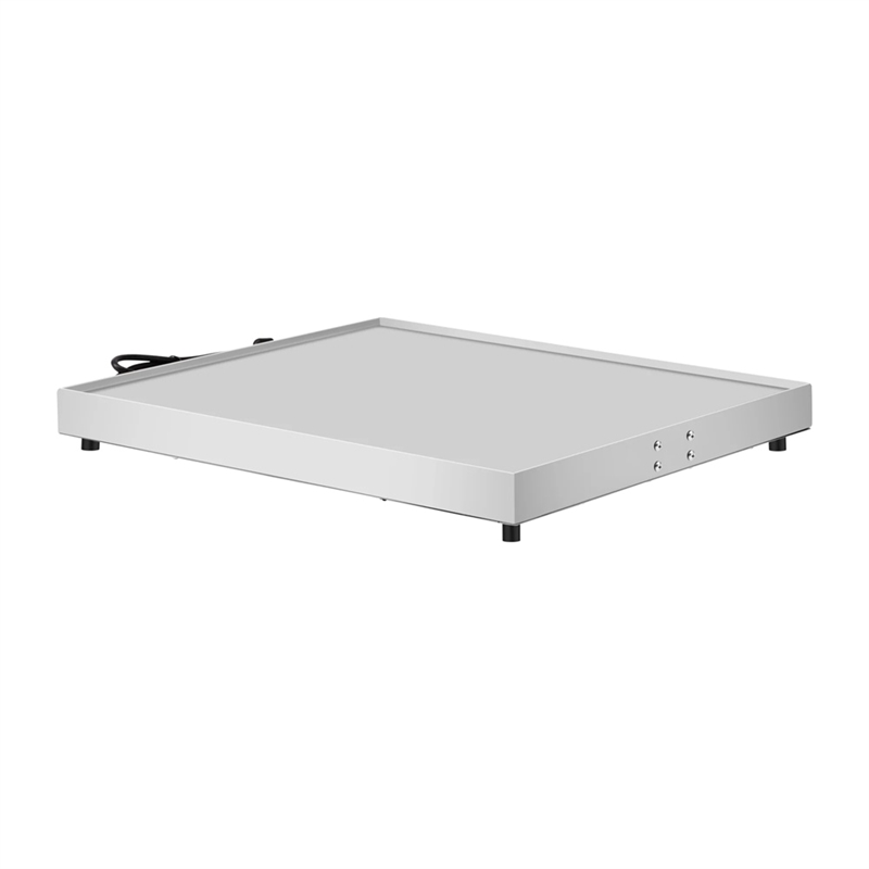 Pemberly Row 24-inch Stainless Steel Commercial Warming Shelf in Silver