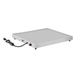Pemberly Row 24-inch Stainless Steel Commercial Warming Shelf in Silver