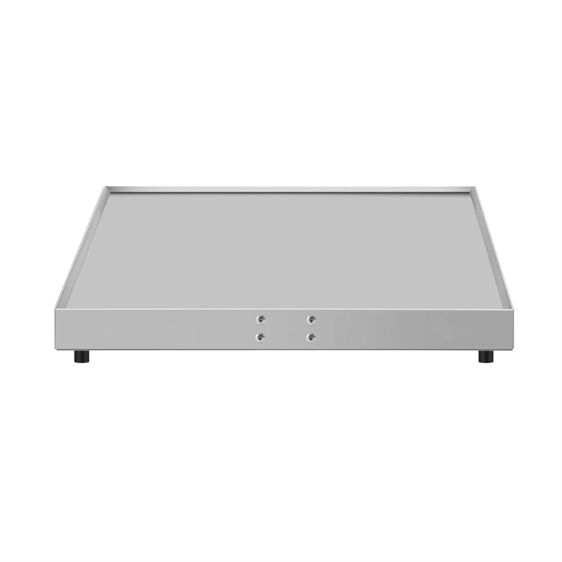 Pemberly Row 24-inch Stainless Steel Commercial Warming Shelf in Silver