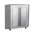 Pemberly Row 26-inch Stainless Steel Corner Cabinet for Outdoor Kitchen