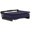 Pemberly Row Grandstand Comfort Seat in Aluminum Frame in Navy