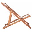Pemberly Row Eucalyptus Wood/Polyester Sling Chair in Natural/Beige (Set of 2)
