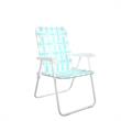 Pemberly Row Poolside Gossip Priscilla Folding Chairs in Aqua Haze (2-Pack)