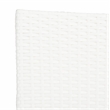 Pemberly Row Wicker / Rattan Outdoor Arm Chairs in White (Set of 2)