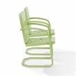 Pemberly Row 2-Piece Retro Outdoor Chair Set in Key Lime Gloss