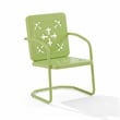 Pemberly Row 2-Piece Retro Outdoor Chair Set in Key Lime Gloss