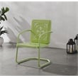 Pemberly Row 2-Piece Retro Outdoor Chair Set in Key Lime Gloss