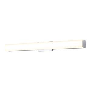Pemberly Row 24&quot ETL Certified Integrated AC LED Bathroom Lighting in Chrome