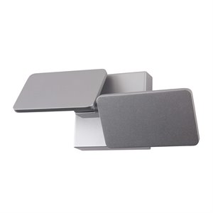 Pemberly Row 12&quot Rotative ETL Certified Integrated LED Wall Sconce in Silver