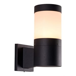 Pemberly Row 11&quot ETL Integrated LED Aluminum Outdoor Wall Sconce Matte Black