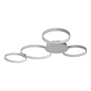 Pemberly Row 43&quot Aluminum ETL Certified Integrated LED Ceiling Fixture in Silver