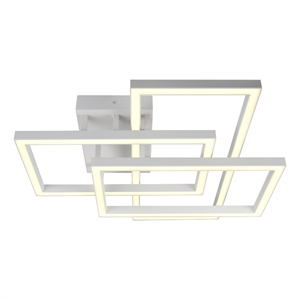 Pemberly Row 28&quot Aluminum ETL Certified Integrated LED Ceiling Fixture in White
