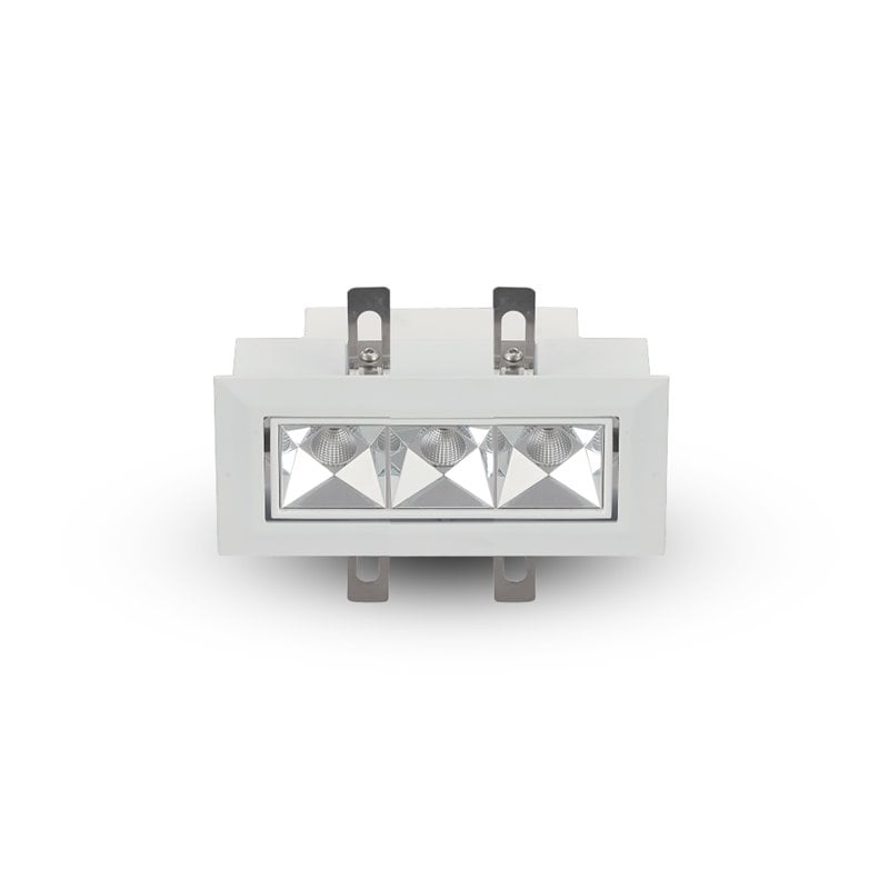 Pemberly Row 3-light Adjustable Commercial Grade LED Recessed Downlight w/ Trim