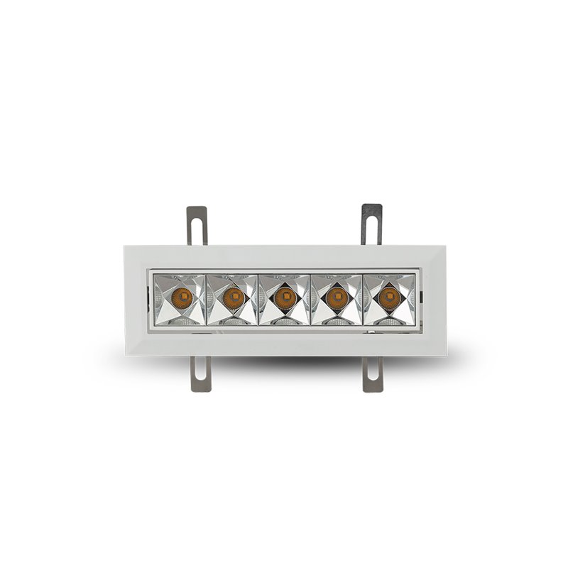 Pemberly Row 5-light Adjustable Commercial Grade LED Recessed Downlight w/ Trim