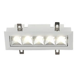 Pemberly Row 5-light Adjustable Commercial Grade LED Recessed Downlight w/ Trim
