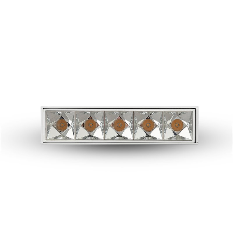 Pemberly Row 5-light ETL Commercial Grade LED Surface Mounted Downlight in White
