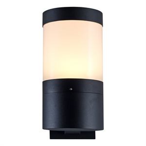 Pemberly Row 11&quot ETL Integrated LED Aluminum Outdoor Wall Sconce Matte Black