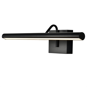 Pemberly Row 24&quot ETL Certified Integrated LED Bathroom Lighting Fixture in Black